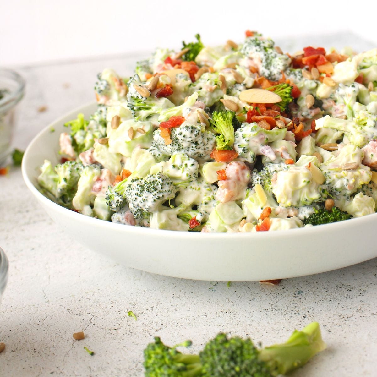 The Best Keto Broccoli Salad with Maple Bacon Dressing