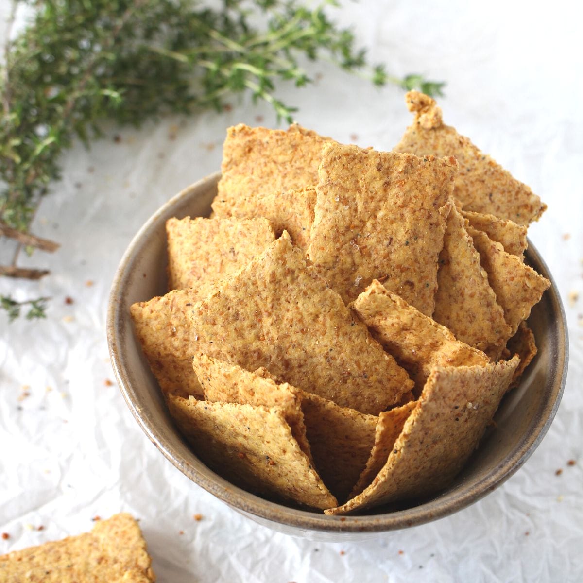 3-Ingredient Dairy-Free Keto Crackers - My Crash Test Life